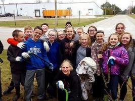 Mishicot Students Clear Invasive Honeysuckle